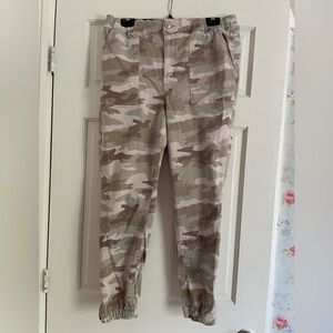 American Eagle Tan Camo Stretch Cargo Pants